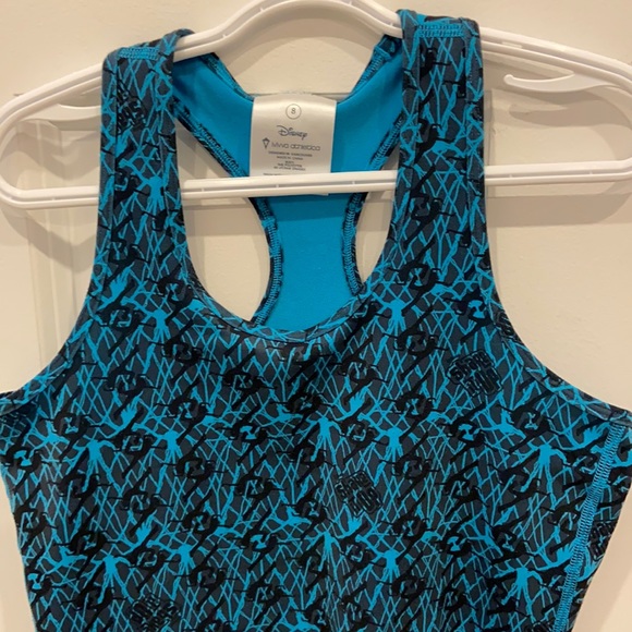 Ivivva Disney Shake It Up Teal Racerback Tank Top - Picture 2 of 5